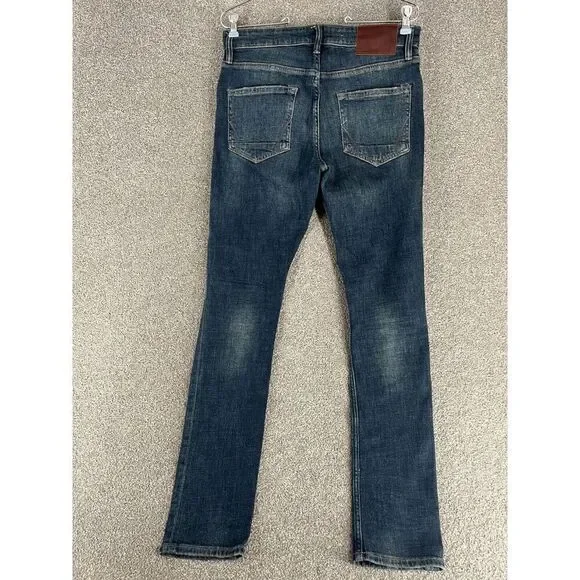 All Saints Jeans Adult 28 Blue Denim Cigarette Casual Slim Distressed Ladies - Picture 8 of 15